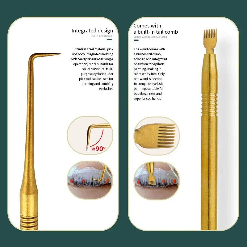 Stainless Steel Eyelash Perm Lifting Tool – Lash Separator Rod Eyelash Lifting Tool Axl