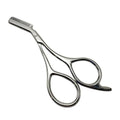 Stainless Steel Eyebrow Scissors with Comb – Precision Grooming Eyebrow Grooming Scissors Axl one size