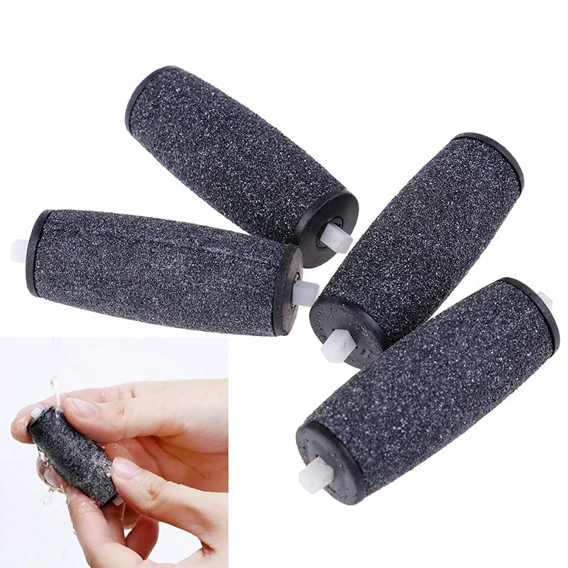 4-Pack Coarse Replacement Roller Heads for Electric Pedicure File Pedicure Roller Heads Axl