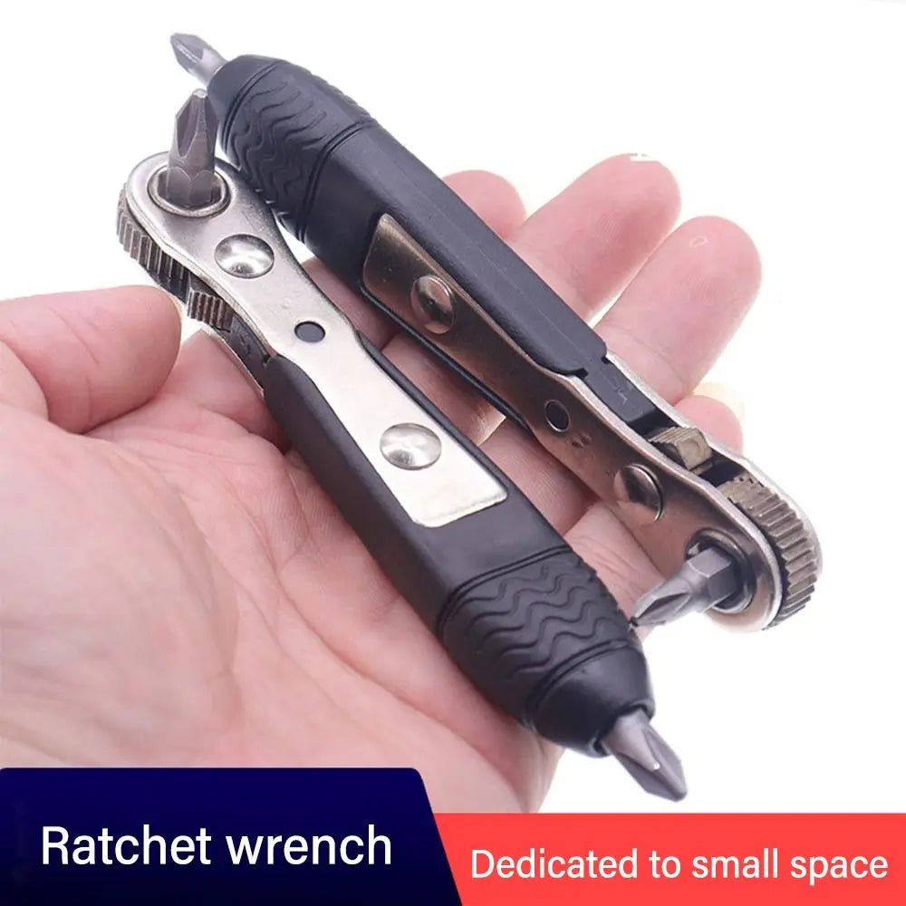 Mini 36-Tooth Ratchet Right Angle Screwdriver for Tight Spaces Ratchet Screwdriver Axl