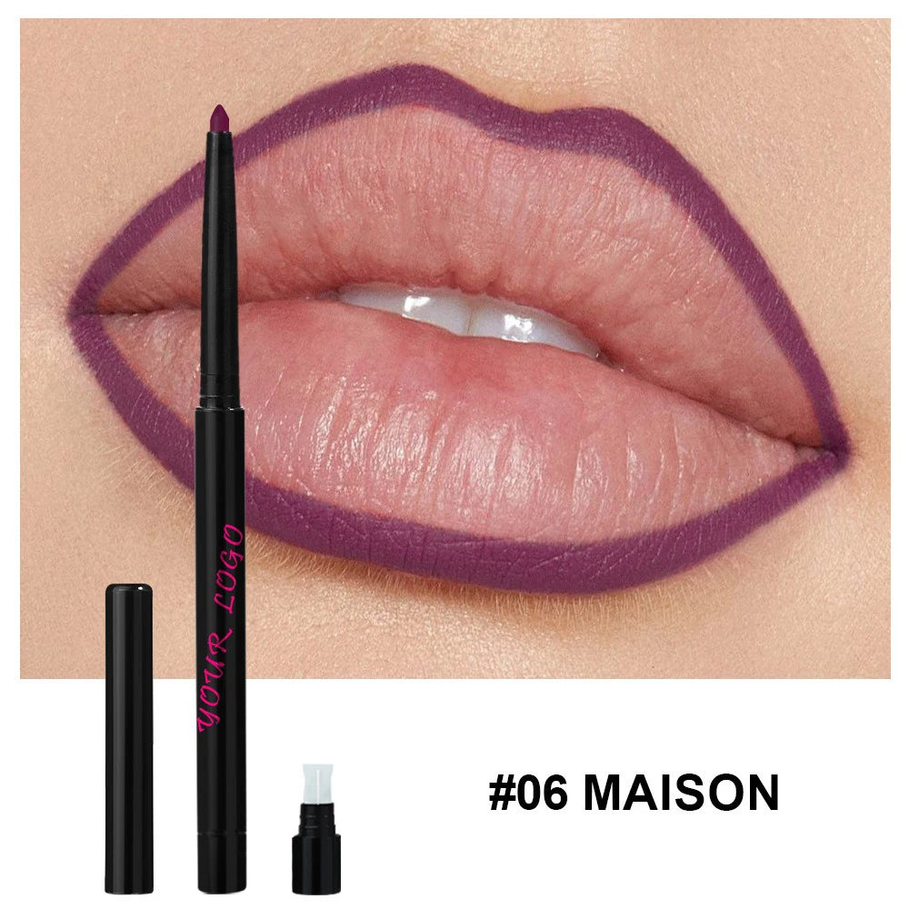 Waterproof Matte Lip Liner Pencil – Vegan & Long-Lasting