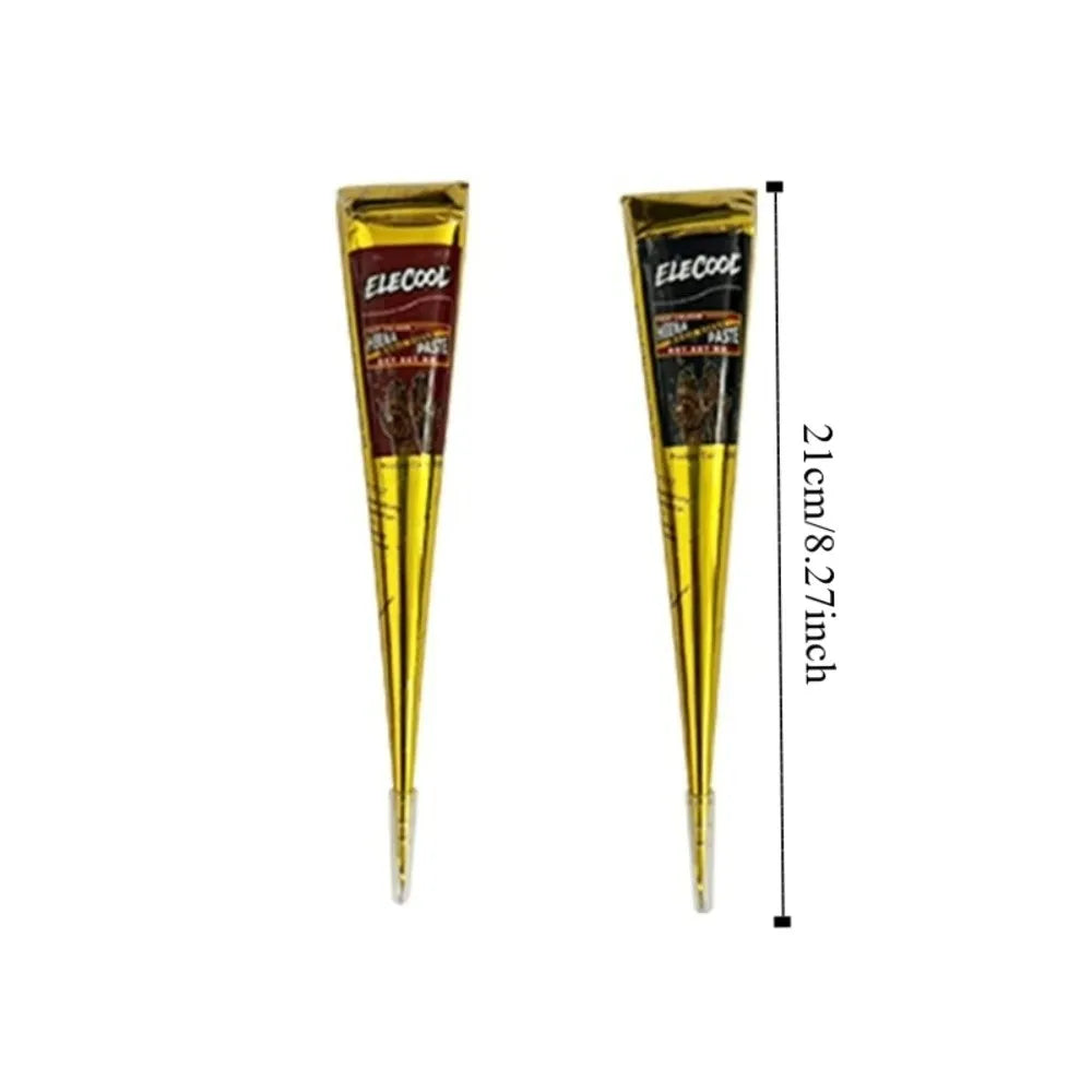 Natural Henna Paste Cone – Semi-Permanent Mehndi Body Art Henna Body Art Axl