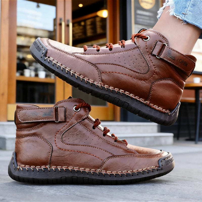 Women's Waterproof Mid-Top Retro Sneaker Boots | ZULIWAGN Mid-Top Sneaker Boots Axl