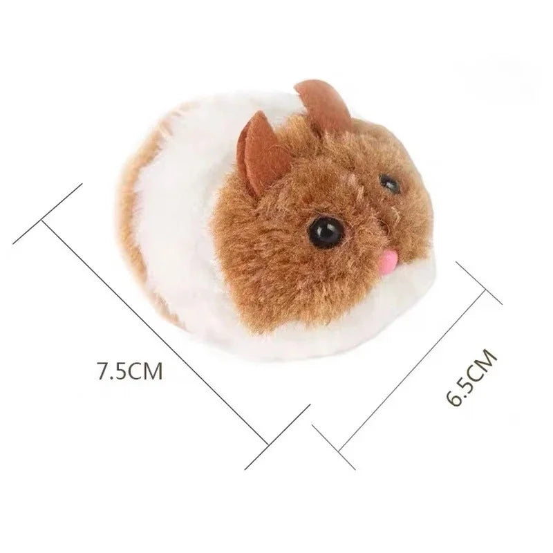 Mechanical Plush Mouse Cat Toy – Wind-Up Interactive Pet Toy Interactive Cat Toy Axl