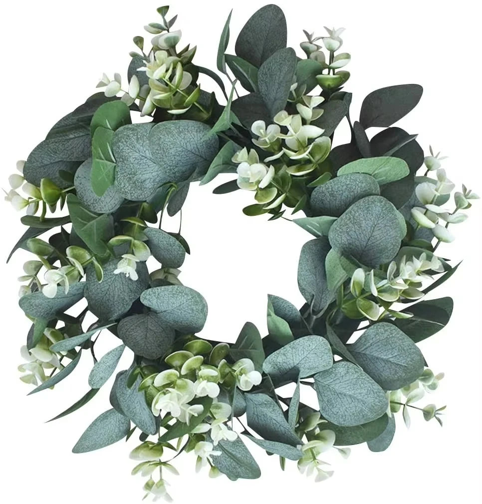 Artificial Eucalyptus Wreath – Wedding & Home Wall Decor Artificial Wreath Axl green 30cm