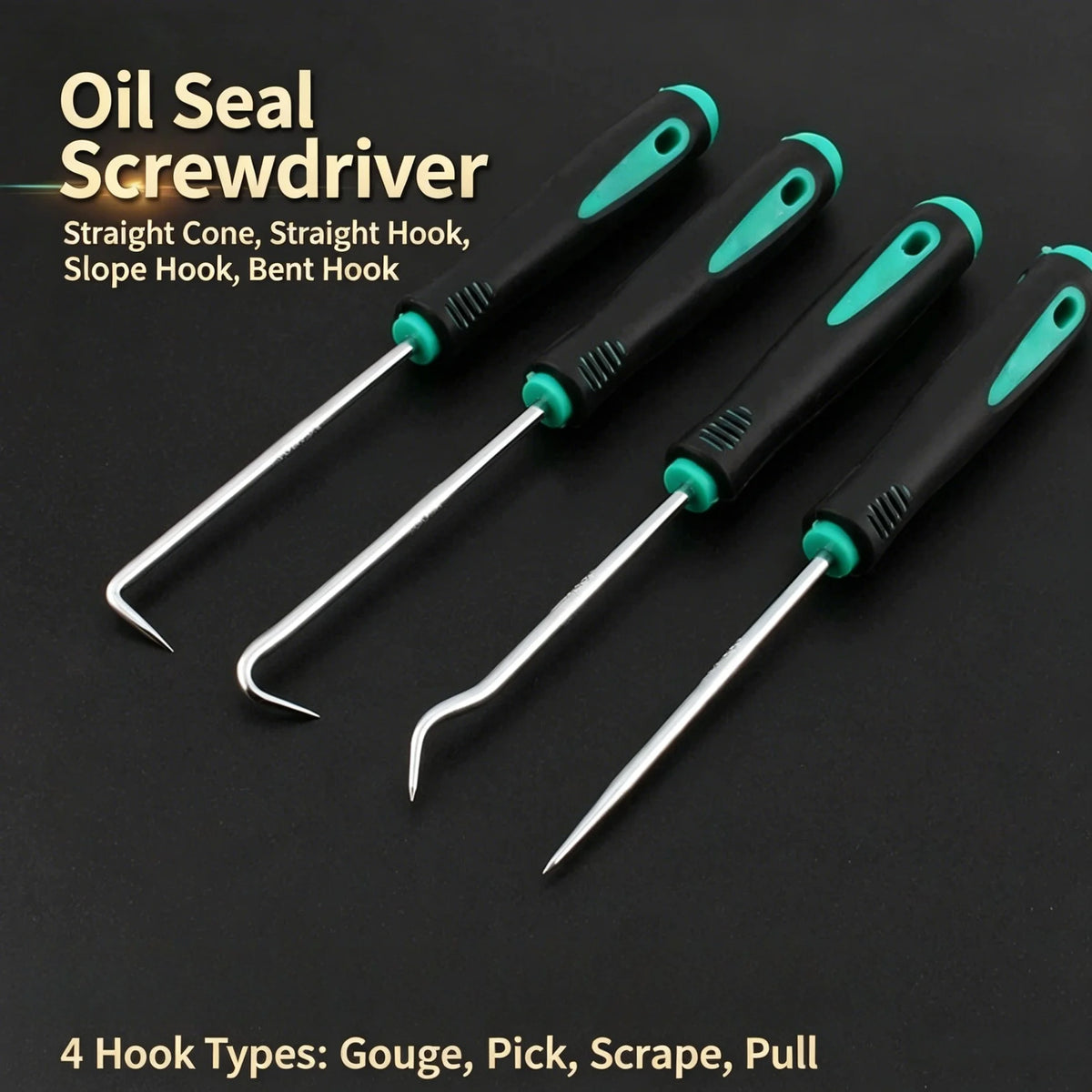 Precision Pick & Hook Set – O-Ring Oil Seal Remover Tool Kit Pick & Hook Tool Set Axl
