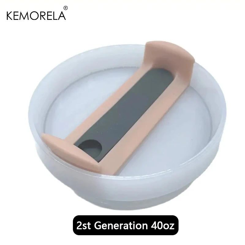 KEMORELA 40 oz Tumbler Replacement Lid with Handle Cap Tumbler Replacement Lid Axl Pink