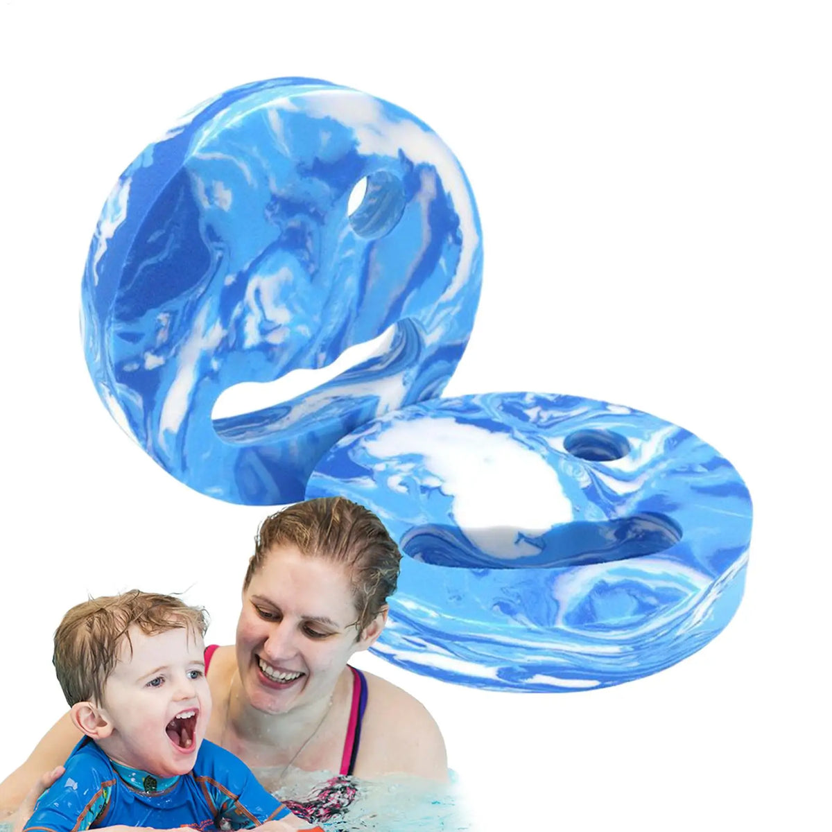 2-Pack EVA Foam Aquatic Fitness Discs | Pool Exercise Aid Pool Exercise Discs Axl
