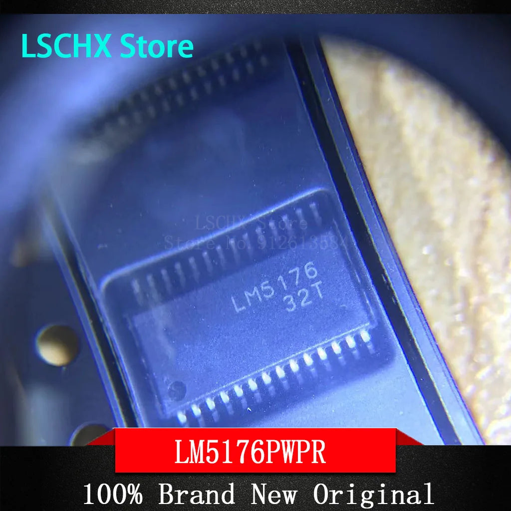 5pcs LM5176 HTSSOP-28 55V 4-Switch Buck/Boost Controller IC Buck/Boost Controller IC Axl