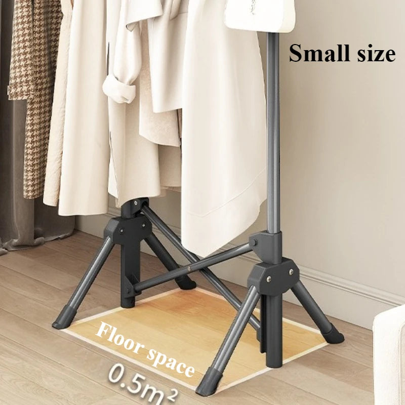 Folding Clothes Drying Rack – Portable Balcony Laundry Stand Clothes Drying Rack Axl