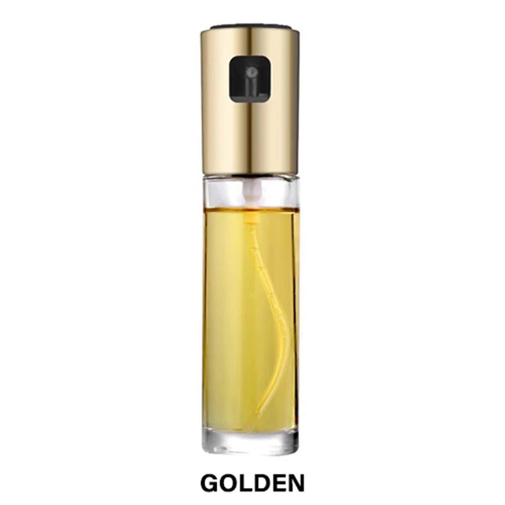 KEMORELA 100ml Glass Olive Oil Sprayer – Kitchen Mister Bottle Oil Sprayer Dispenser Axl 1PCS Gold