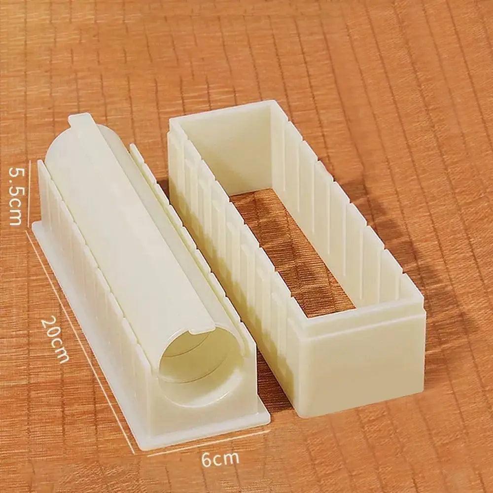 3-Piece Sushi Maker Kit – Round, Square & Heart Molds Sushi Mold Kit Axl White Round Mold Set