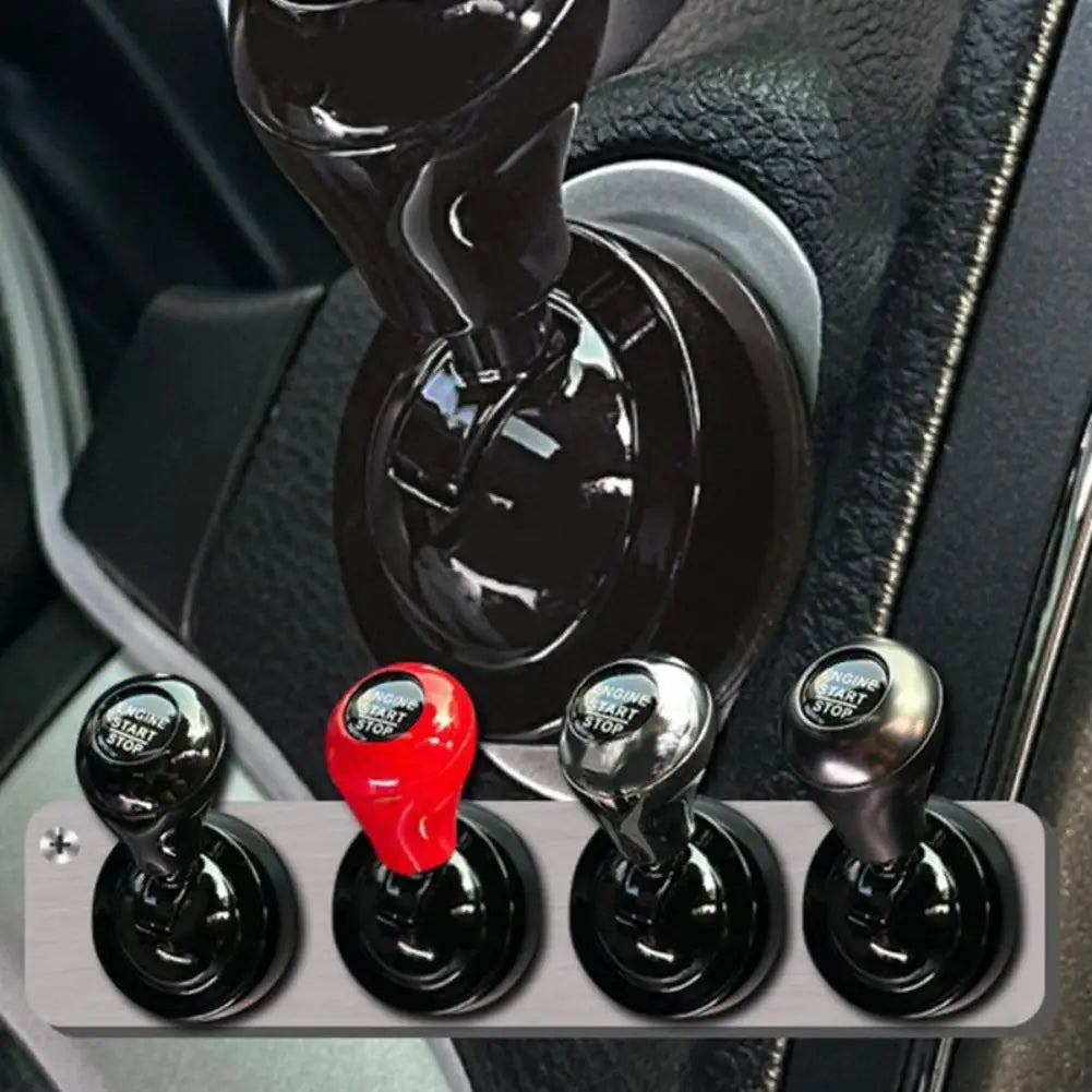 Retro Joystick Car Start Button Cover – Aluminum Decor Cap Car Button Decor Axl