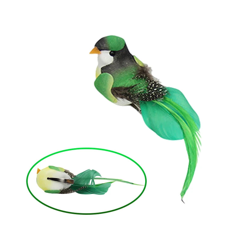 Swallow Tail Bird Clip – Handmade Artificial Bird Ornament Artificial Bird Ornament Axl A1