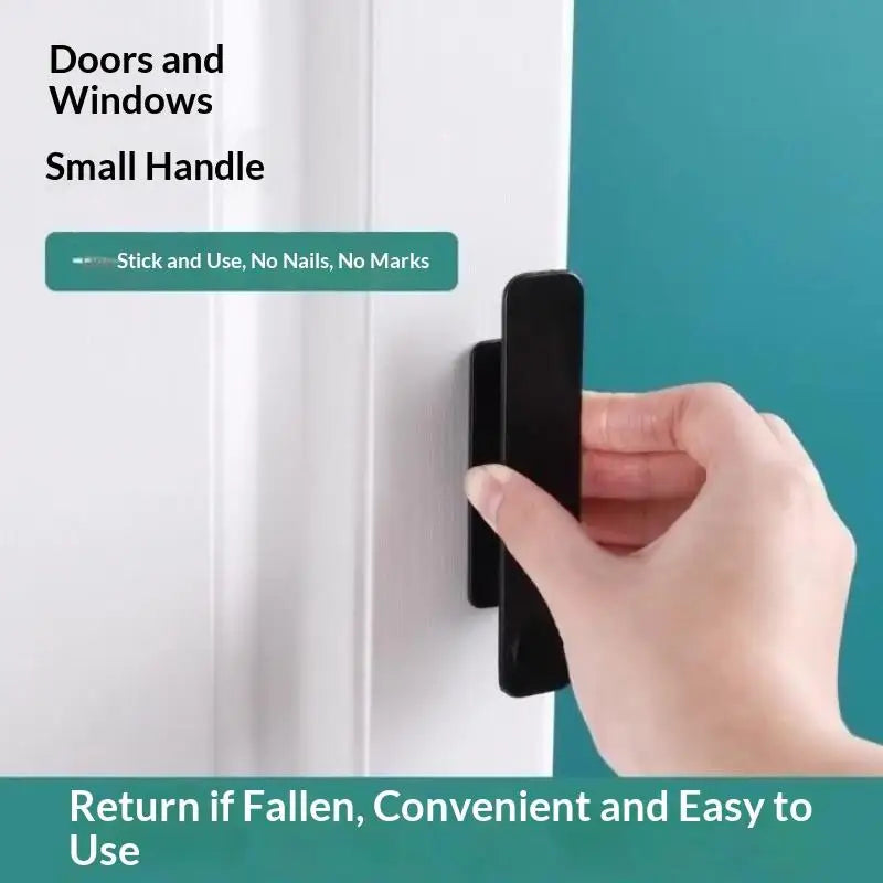 No-Drill Self-Adhesive Cabinet & Sliding Door Handles – 2 Pack Adhesive Door Handles Axl