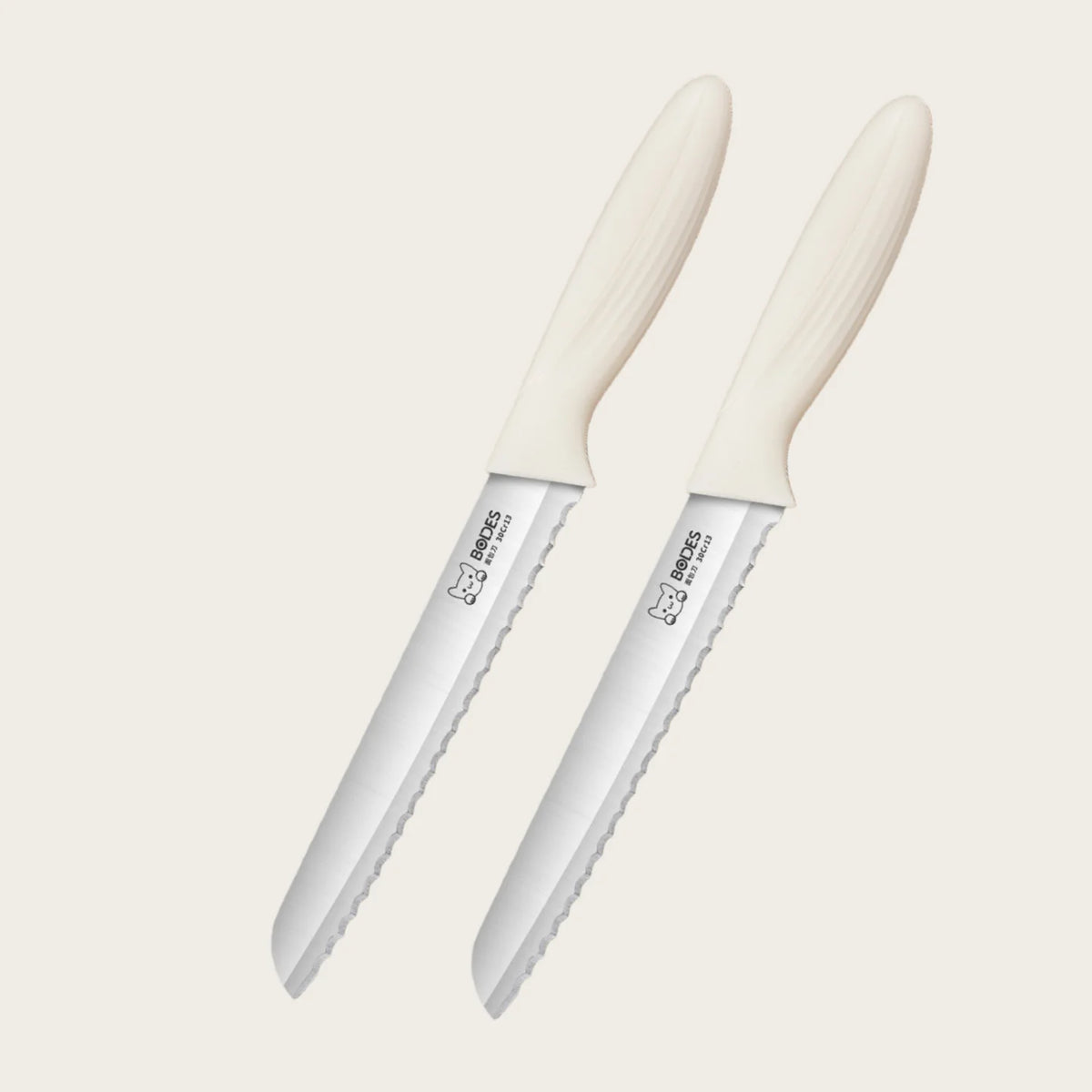 Serrated Bread Knife – Stainless Steel Baguette & Toast Slicer Serrated Bread Knife Axl 2 PCS
