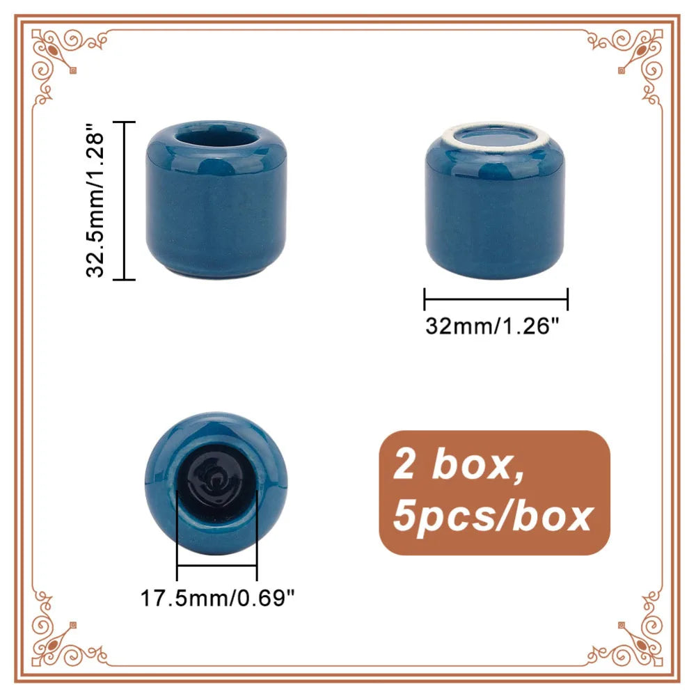 5-Pack White Porcelain Mini Candle Holders – Ritual & Decor Mini Candle Holders Axl AECH04-00782