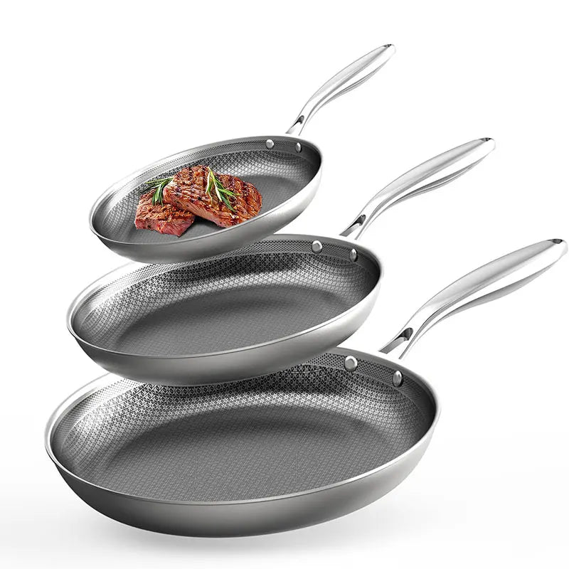 Stainless Steel Nonstick Frying Pan 24/28/30cm | PFAS-Free Nonstick Frying Pan Axl