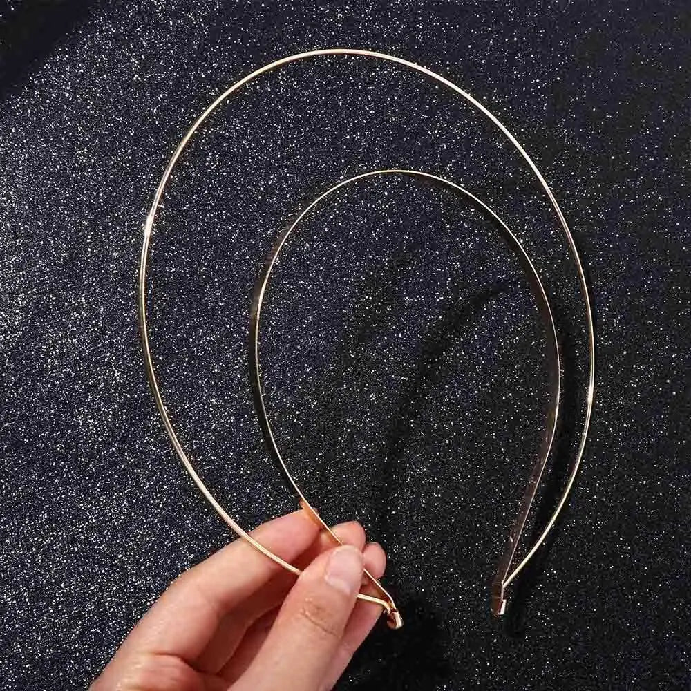 Korean Metal Crown Headband – Multi-Layer Non-Slip Hair Hoop Metal Crown Headband Axl
