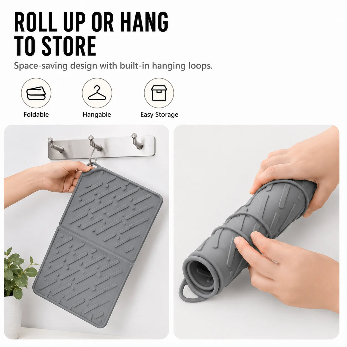 Extra Large Silicone Cat Litter Mat – Foldable & Waterproof Cat Litter Mat Axl