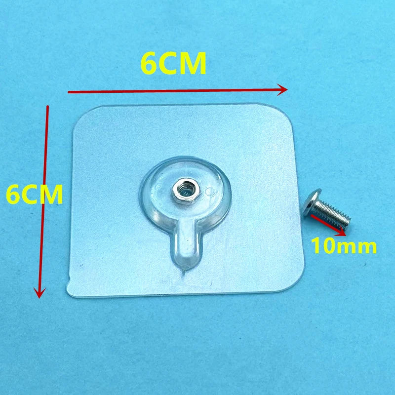 Transparent Self-Adhesive Wall Hook – No-Trace Sticky Hanger Adhesive Wall Hook Axl transparent-3