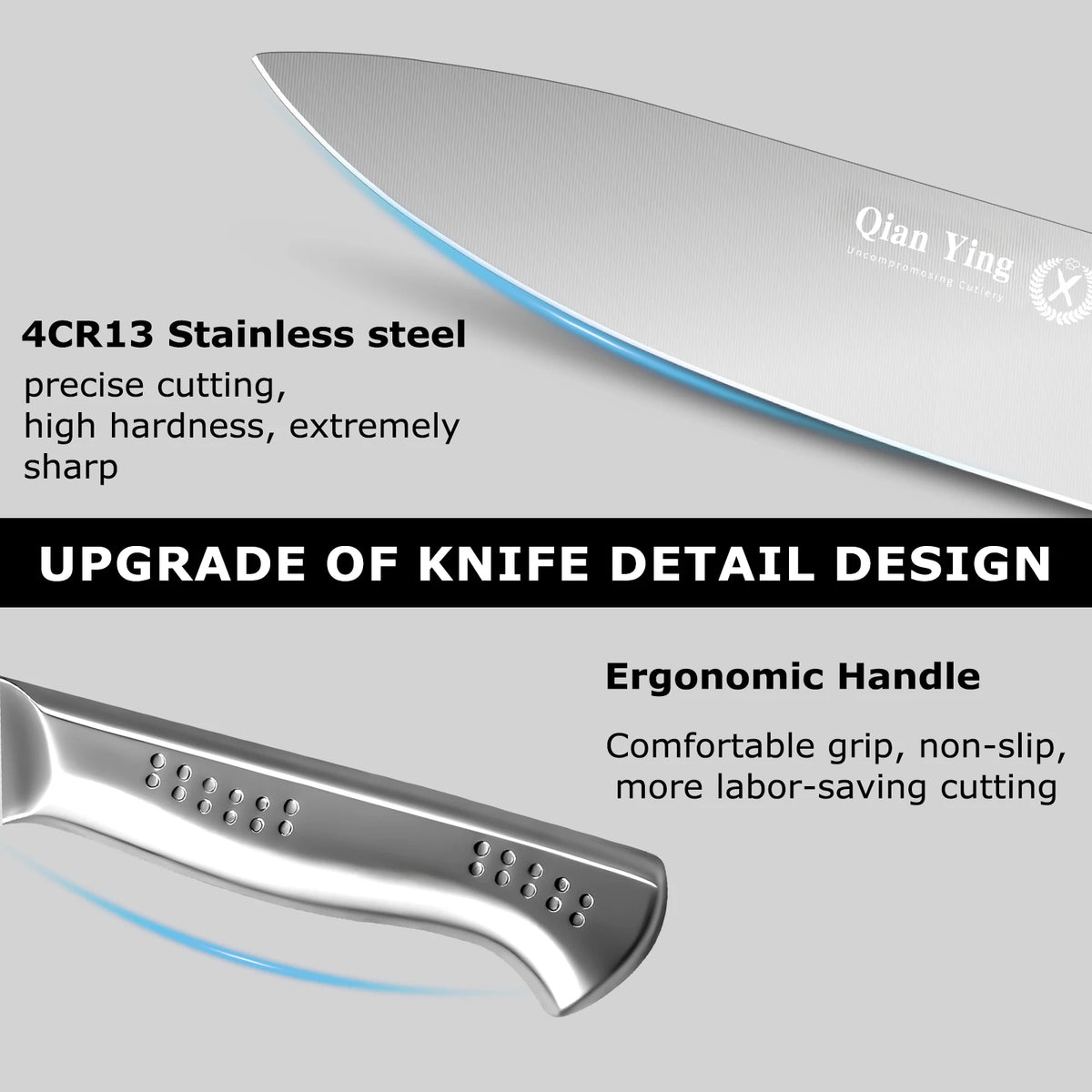5-Piece Japanese Chef Knife Set – Sharp Stainless Steel | PLYS Kitchen Knife Set Axl