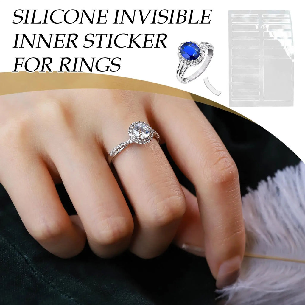 19pc Invisible Ring Size Adjuster – Clear Silicone Tightener Ring Size Adjuster Axl