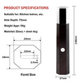 XITUO Octagonal Wood Knife Handle – DIY Japanese Damascus Style Knife Handle Axl DB-251203A
