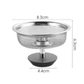Stainless Steel Sink Strainer & Drain Filter Catcher Sink Drain Strainer Axl Silver