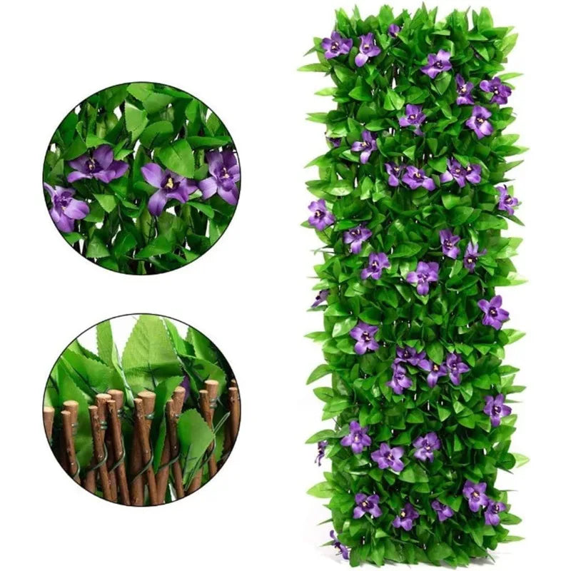 Artificial Hedge Panel – Fake Leaf Privacy Fence Screen Artificial Hedge Panel Axl