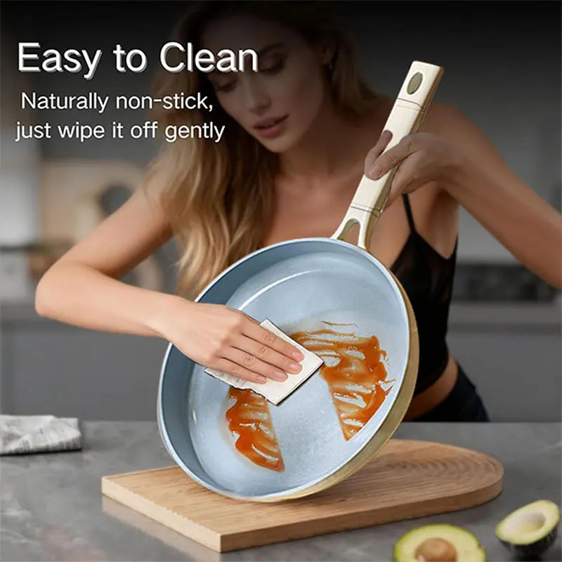 Non-Stick Ceramic Frying Pan – Egg, Omelet & Pancake Skillet Ceramic Frying Pan Axl