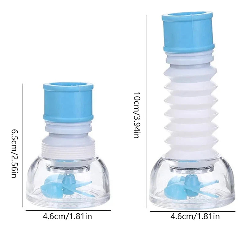 360° Swivel Faucet Aerator Tap Spray Head & Telescopic Hose Faucet Aerator Nozzle Axl