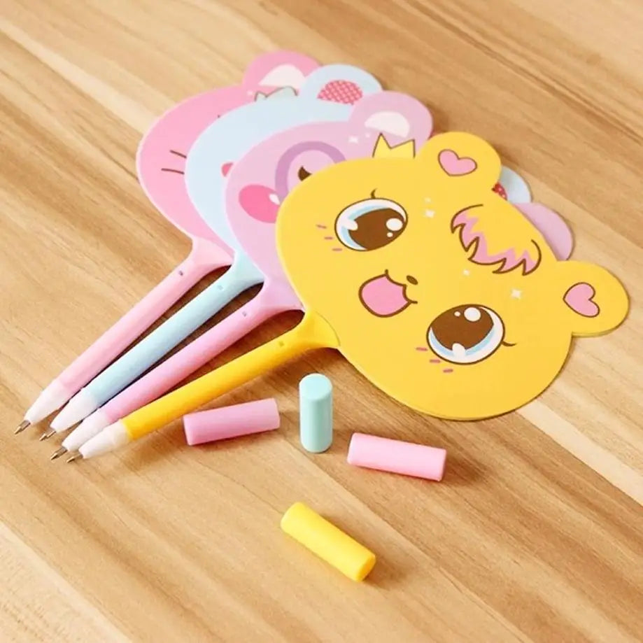 5-Pack Cute Animal Ballpoint Pens – Kids School Stationery Gift Novelty Ballpoint Pens Axl