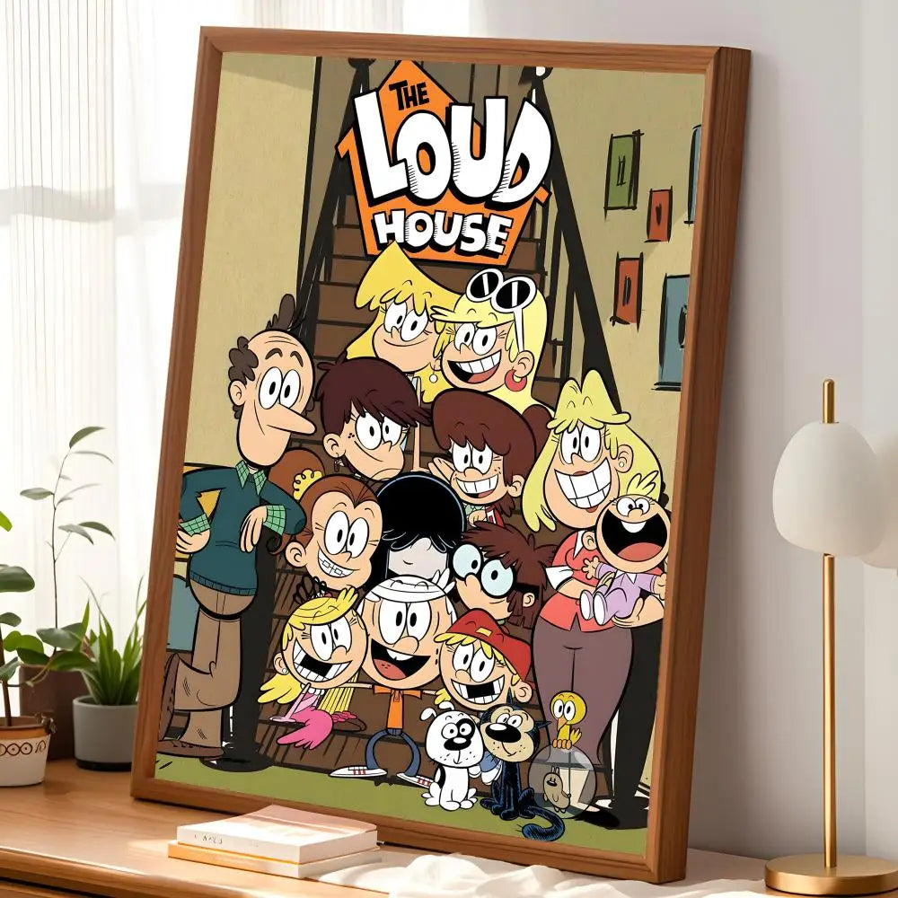 The Loud House Cartoon Wall Poster – Self-Stick HD Decor Wall Art Poster Axl