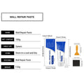Drywall Wall Hole Repair Kit – Spackle Putty Paste & Scraper Wall Repair Kit Axl 1 Set