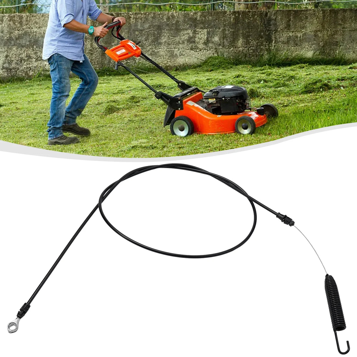 Mower Control Cable 1890mm for TC 38 TC 138 TC 139T LT HRB Mower Replacement Cable Axl