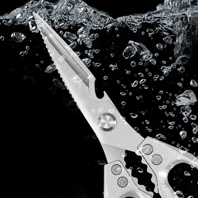 Stainless Steel Kitchen Scissors – Multi-Tool Chicken Shears Kitchen Scissors Axl