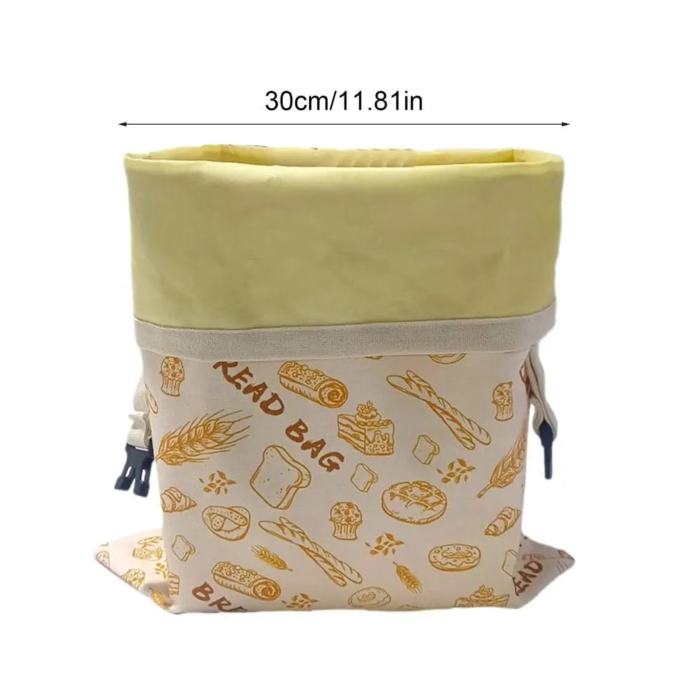 Reusable Beeswax Bread Bag – Double-Layer Loaf Freshness Bag Bread Storage Bag Axl Green