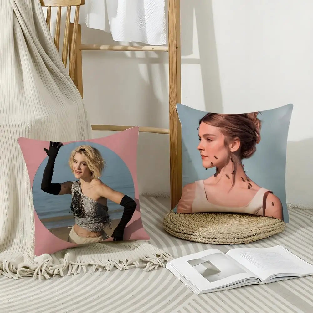Breathable Linen Cushion Cover – Animal Print Pillowcase Cushion Cover Axl