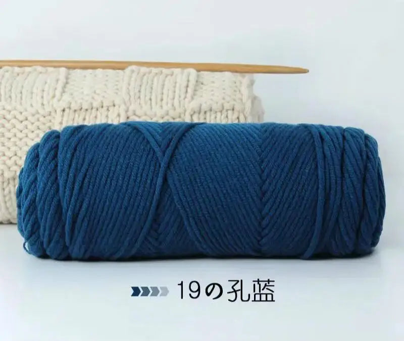 8-Ply Milk Cotton Blended Yarn – Knitting & Embroidery Thread Knitting Yarn Axl 19
