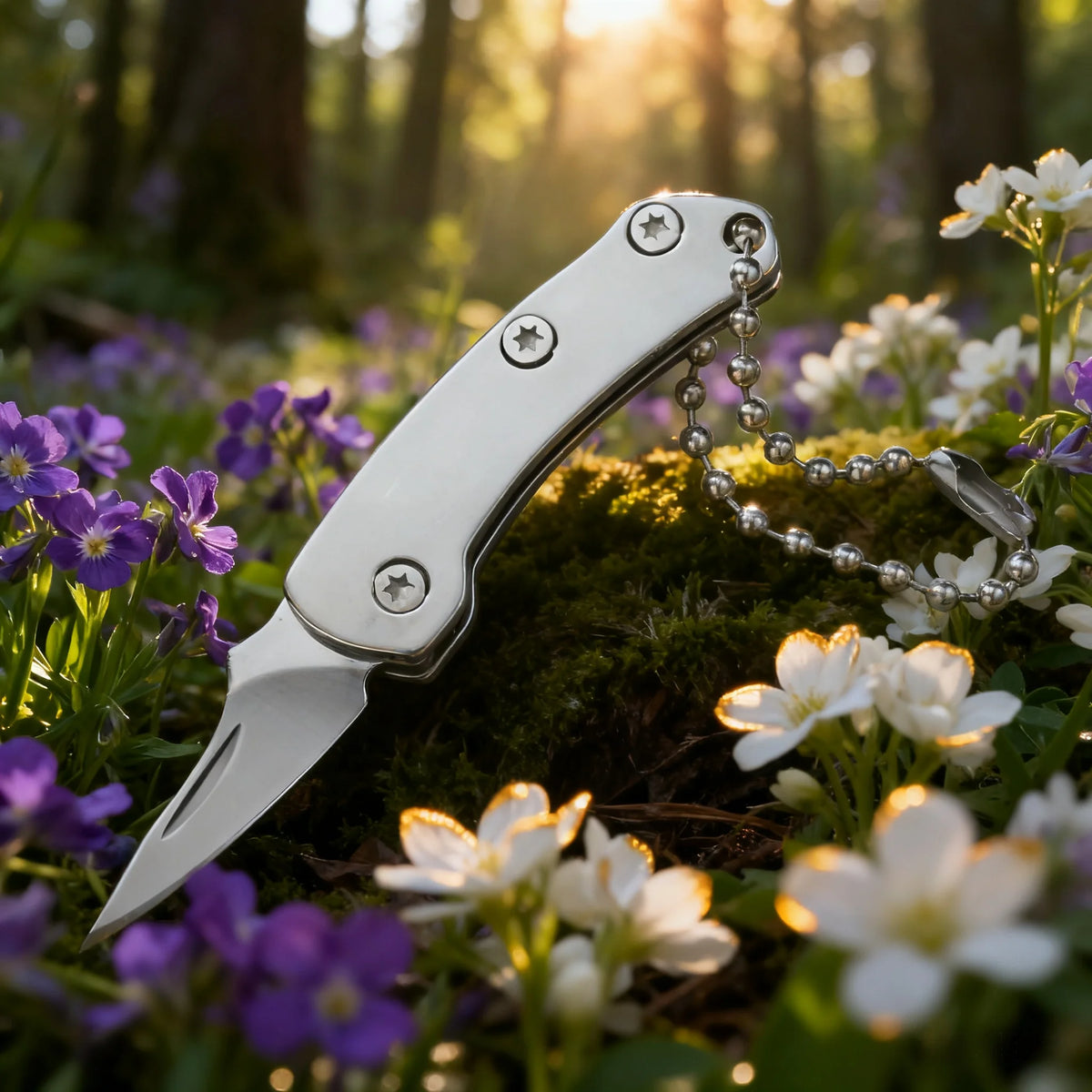 Mini Folding Pocket Knife – Keychain Utility & Unboxing Tool Folding Pocket Knife Axl
