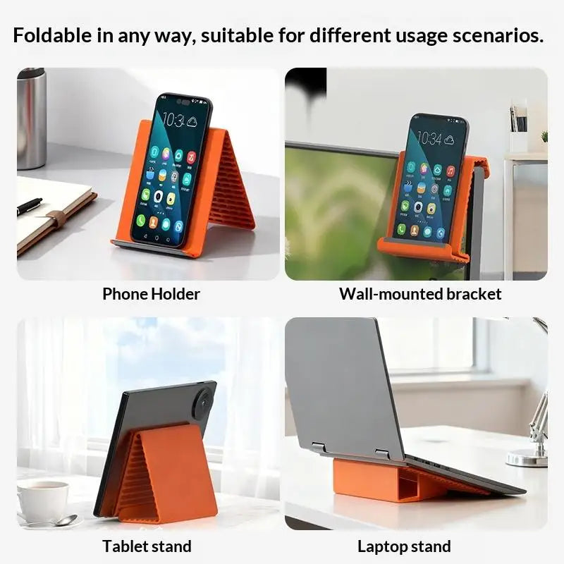 Flexible Silicone Phone & Tablet Stand – Foldable & Portable Phone & Tablet Stand Axl