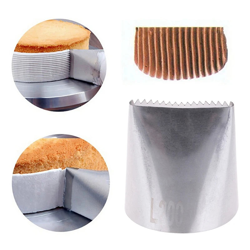 Large Icing Piping Nozzle – Stainless Steel Cake Decorating Tip Cake Piping Nozzle Axl