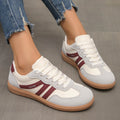 VKJF Women's Flat Slip-On Sneakers – Lightweight Loafers Women's Flat Sneakers Axl wine red 38