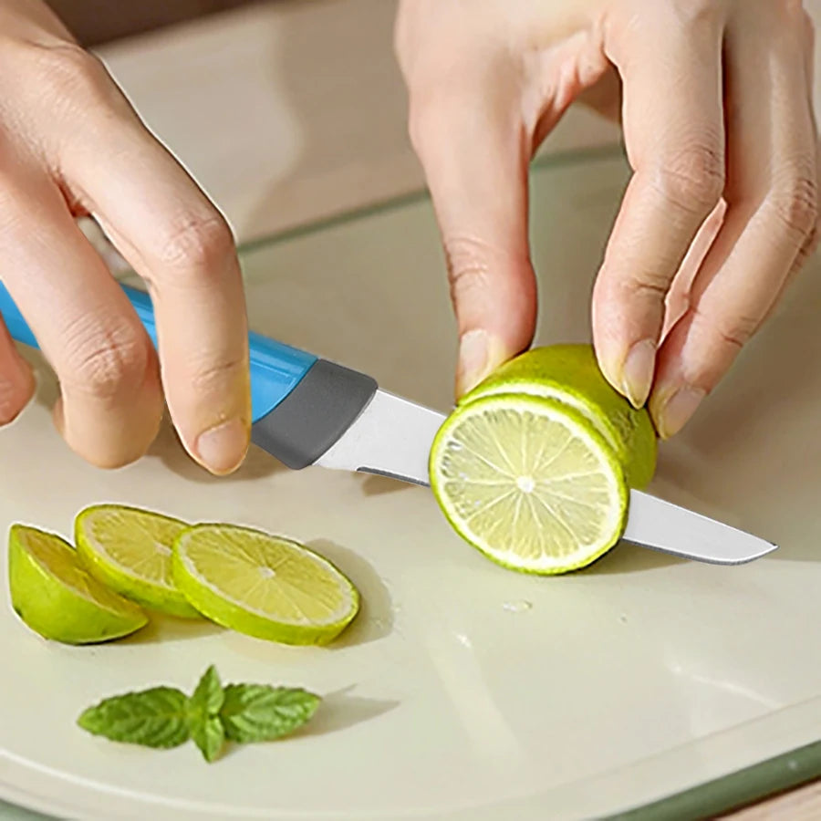 4-Piece Stainless Steel Paring Knife Set – Sharp Fruit Knives Paring Knife Set Axl