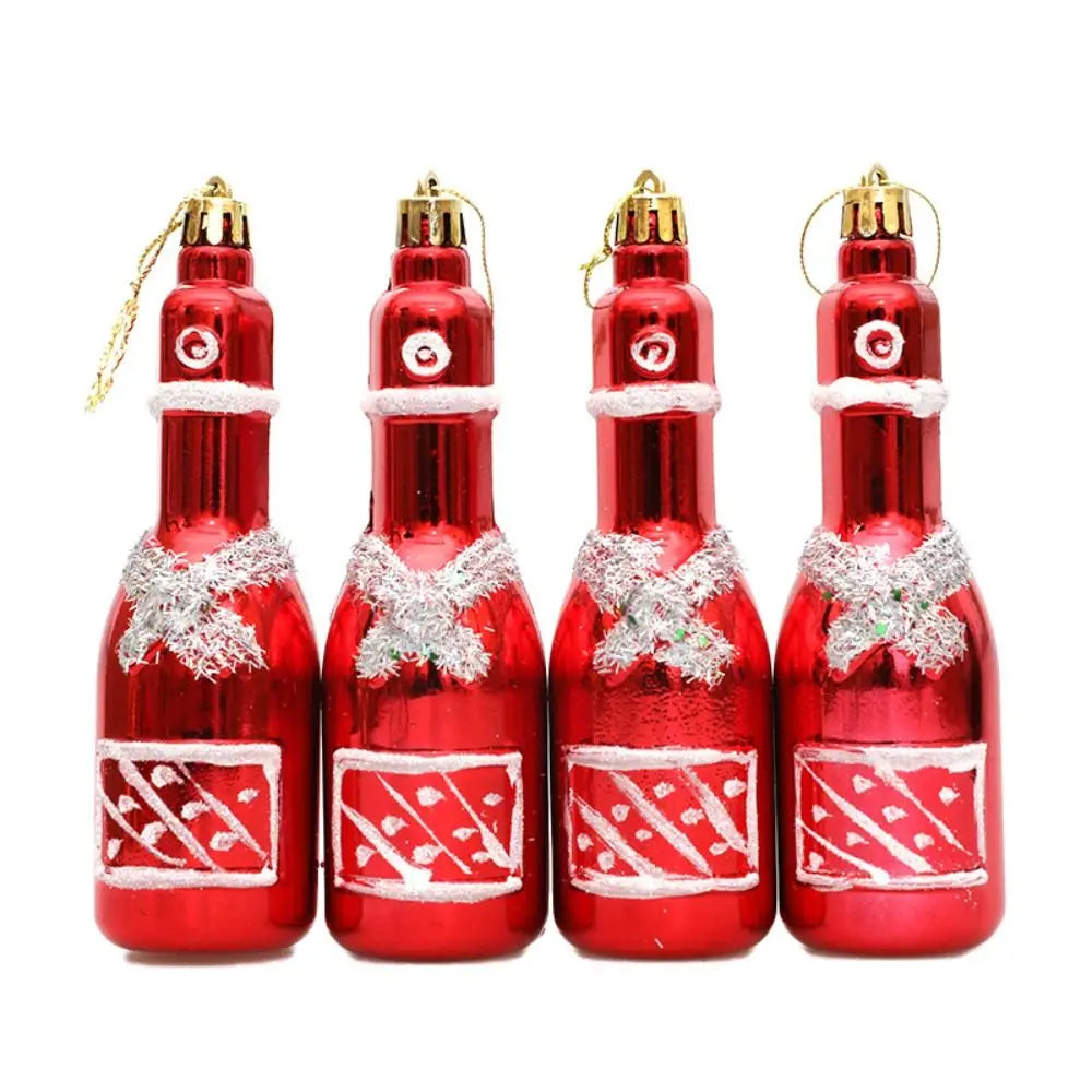 Red Electroplated Christmas Ornaments – Pinecone, Acorn & Owl Christmas Tree Ornament Axl bottle