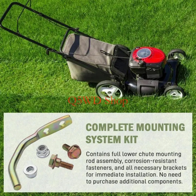 Mower Chute Mounting Rod Kit for 42 & 46 Inch Riding Mowers Mower Chute Parts Axl