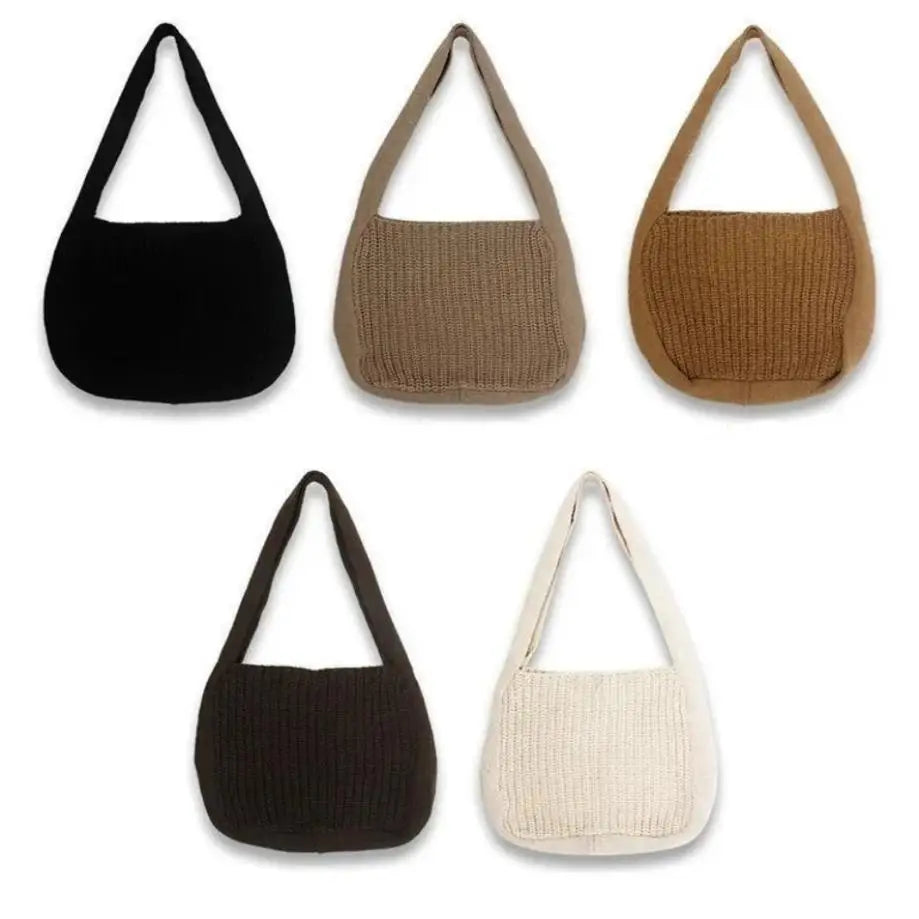 Women's Large Crochet Tote Bag – Hollow Woven Shoulder Handbag Woven Tote Bag Axl