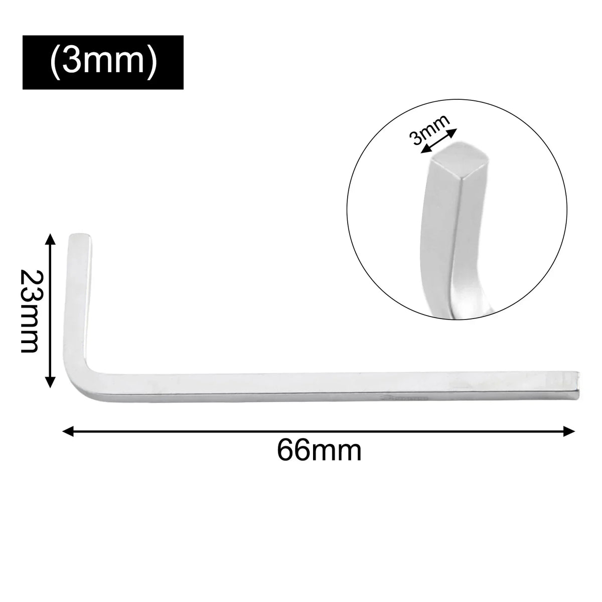 L-Shape Square Head Wrench – Cr-V Steel 3–10mm | Hand Tool Square Head Wrench Axl 3mm China Mainland