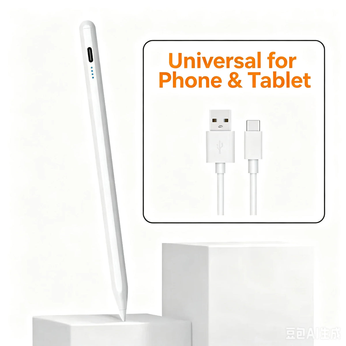 Universal Stylus Pen – Android, iOS & Windows Tablets Touchscreen Stylus Pen Axl ZP4-white